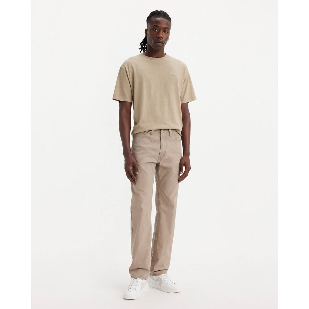 Levi's Men's 505‎ Regular Fit Khaki 100% Cotton Straight Leg Jeans - Size 38